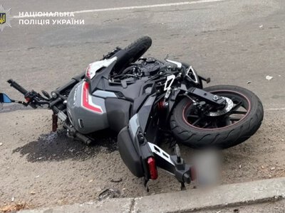 В Тетиеве 15-летний мотоциклист попал в ДТП: полиция расследует аварию