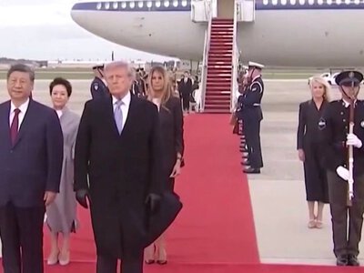  Трамп лично встретил Си Цзиньпина в США: лидеры обсудят торговлю и ИИ 