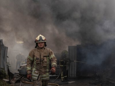 Атака РФ на Киев: беспилотник попал в многоэтажку