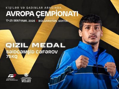 Daha bir azərbaycanlı Avropa çempionu oldu