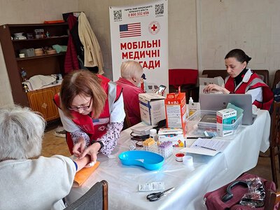 В Каменском провели выездной приём врачей для переселенцев из Константиновской громады
