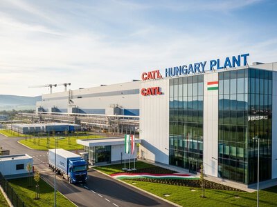 CATL запустила пробне виробництво батарей в Угорщині: завод у Дебрецені розрахований на 100 ГВт·год