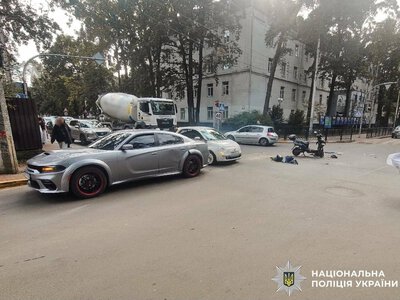 ДТП с пострадавшим в Киевской области: столкнулись авто и мотороллер