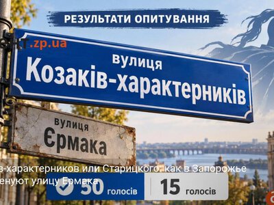 Козаков-характерников или Старицкого: как в Запорожье переименуют улицу Ермака