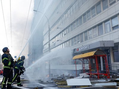 Пожар, возникший после атаки РФ на Добробут, потушен: комментарий ГСЧС