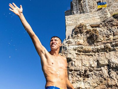 Украинский хайдайвер выиграл финал сезона в серии Red Bull Cliff Diving – великолепная последняя попытка