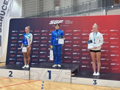 Gimnastlarımız Slovakiyadakı beynəlxalq turnirdə 7 medal qazandı