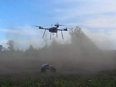 В Украине всего за 10 дней разработали уникальную технологию десантирования НРК с дронов