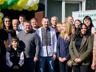 В Боярке открыли первое в УкраинеПространство совместного творчества для ВПЛ и ветеранов