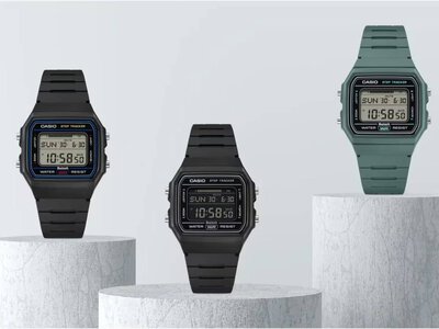 Casio выпустила ретро-часы F-B100W с Bluetooth и шагомером