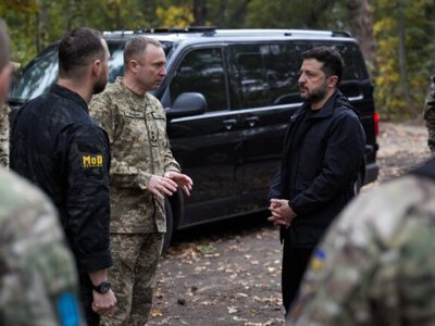 Зеленский прибыл на Лиманское направление: встретился с военнослужащими, участвующими в операции «Вивальди»
