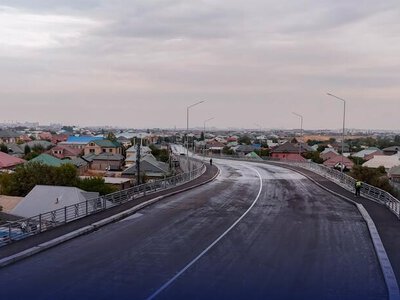 В ШЫМКЕНТЕ ОТКРЫЛИ НОВЫЙ АВТОМОБИЛЬНЫЙ ПУТЕПРОВОД НА УЛИЦЕ ТЛЕНШИНА