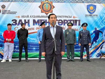В ШЫМКЕНТЕ СТАРТОВАЛ ФУТБОЛЬНЫЙ ТУРНИР СРЕДИ ШКОЛЬНИКОВ