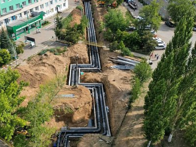  В Уральске заменили 1,82 километра труб на тепломагистрали ТМ-6 