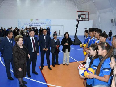 ТУРКЕСТАН: В БАЙДИБЕКЕ ОТКРЫЛСЯ СОВРЕМЕННЫЙ СПОРТЗАЛ