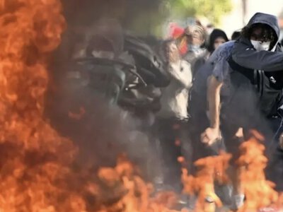  Протесты школьников во Франции переросли в поджоги и нападения 