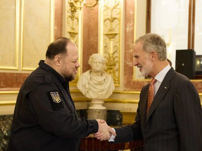 Стефанчук в Мадриде призвал короля Испании поддержать Украину
