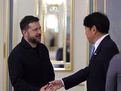 Зеленский встретился с японскими депутатами на фоне атак «шахедов»