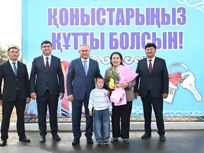 Герою Социалистического Труда Зылихе Тамшыбаевой – 90 лет: многодетные семьи получили жильё
