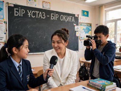Городской челлендж «Один учитель - одна история» запустили в Астане