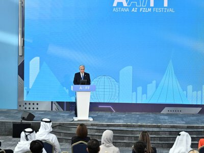  Касым-Жомарт Токаев открыл международный кинофестиваль Astana AI Film Festival 