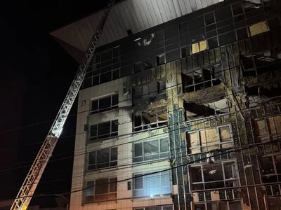 россияне во второй раз за неделю атаковали бизнес-центр в центре Днепра — ОВА