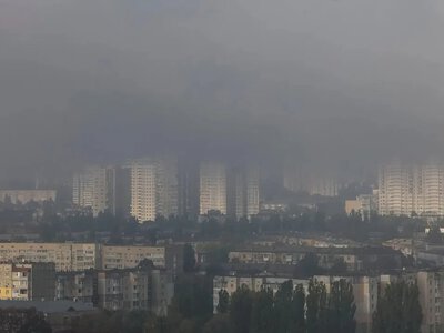 После российских ударов Киев окутали дым и сажа: воздух становится опасным для горожан — BILD