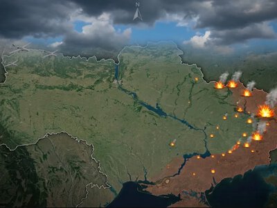 Десятки дронов, около 10 мощных взрывов и исчез свет — «АТЕШ» сообщает о громкой ночи в Донецке