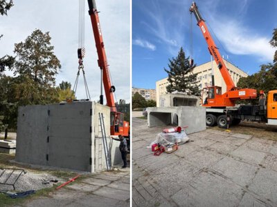 На вулицях Запоріжжя встановлюють 50 нових укриттів