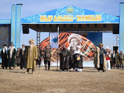 В Алматинской области широко отмечают 180-летие Жамбыла Жабаева