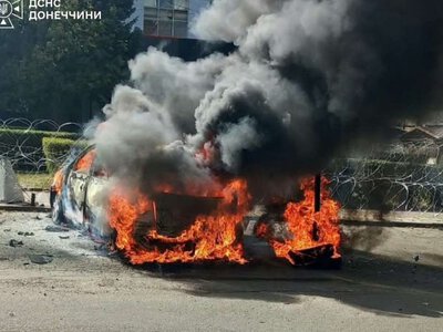 В Краматорске после атак дронов возникли пять пожаров
