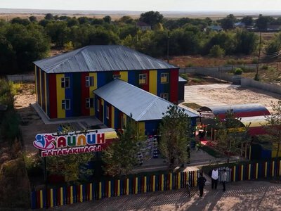Здание, долгие годы пустовавшее в селе Жайсан, переоборудовали под детский сад