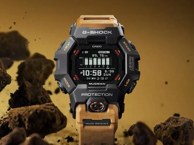 Casio представила новые G-Shock Mudman GDG-B100 с MIP-дисплеем и функциями для тренировок
