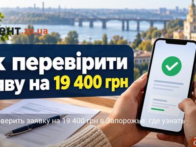 Как проверить заявку на 19 400 грн в Запорожье: где узнать статус