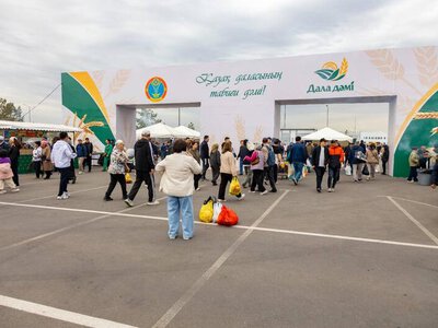 В Казахстане третью неделю подряд проходят сельскохозяйственные ярмарки «Дала дәмі»