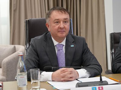 Министр юстиции Ерлан Сарсембаев провел встречу с Послом Швейцарии в Казахстане Кристиной Хонеггер Золотухин
