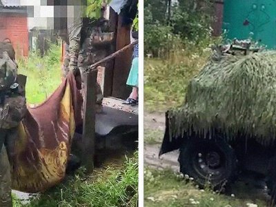 В Харьковской области полицейские с помощью наземного робота эвакуировали тяжелобольного мужчину из прифронтового села