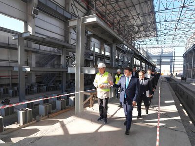 ОДИН ИЗ 4 СЕРВИСНЫХ ЦЕНТРОВ, СТРОЯЩИХСЯ В КАЗАХСТАНЕ, ВОЗВОДЯТ В АРЫСИ