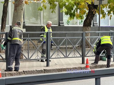 Недостаточно серый? В Николаеве перекрасили серый забор в серый цвет (фото)