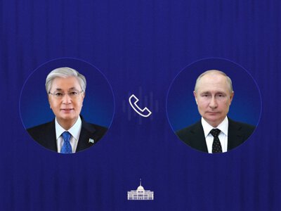  Глава государства провел телефонный разговор с Президентом России Владимиром Путиным 