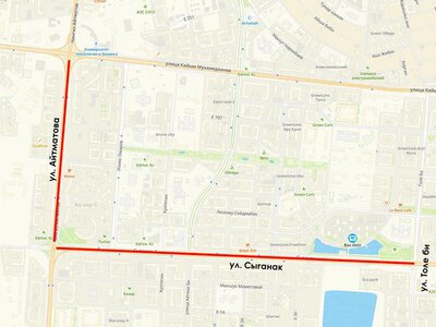 Несколько участков дорог закроют в связи со строительством Tarlan Astana в столице