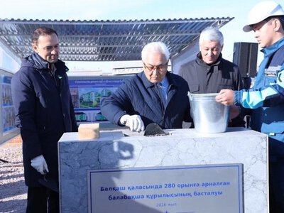  В Балхаше началось строительство детского сада на 280 мест 