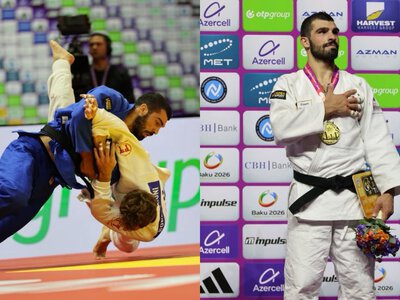 Тато Григалашвили стал четырехкратным чемпионом мира по дзюдо в Баку