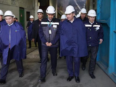 Олжас Бектенов ознакомился с развитием системообразующих предприятий города Балхаша