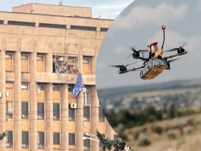 Прямо в герб: россияне нанесли удар по зданию Запорожского облсовета