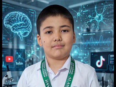 Столичный школьник разработал нейропроект по исследованию внимания детей, смотрящих TikTok и YouTube