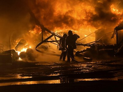 Российские дроны уничтожили производство смазочных материалов в Киевской области