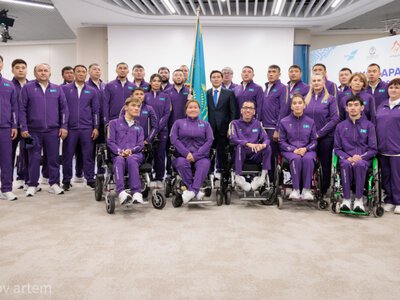  С флагом и большими надеждами: сборную Казахстана проводили на Азиатские Пара игры 
