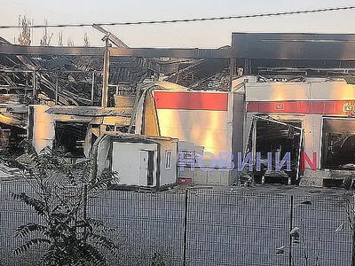 Вечером в Николаеве россияне снова нанесли удар по теминалу «Новой почты»