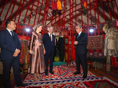  Король Филипп и Королева Матильда познакомились с историей Великой степи 